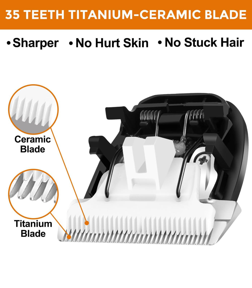 Petsaunter replacement blade with easy twist-install for quick grooming sessions