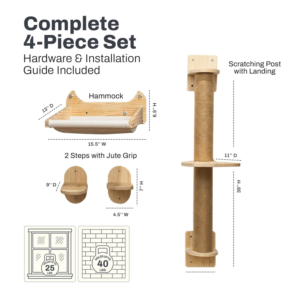 Durable hardware close-up for Pet Savvy 4-in-1 mounting system