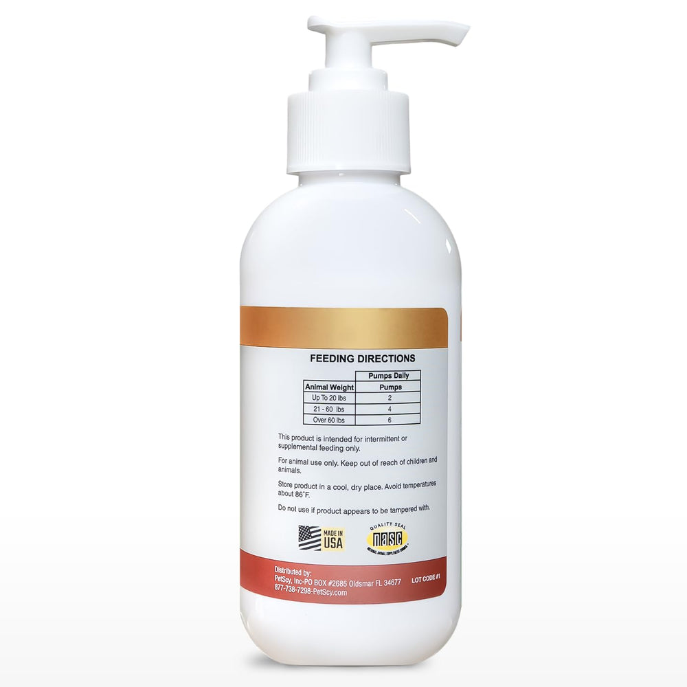 PetScy dog-joint mobility omega-3 bottle supports comfort during play.