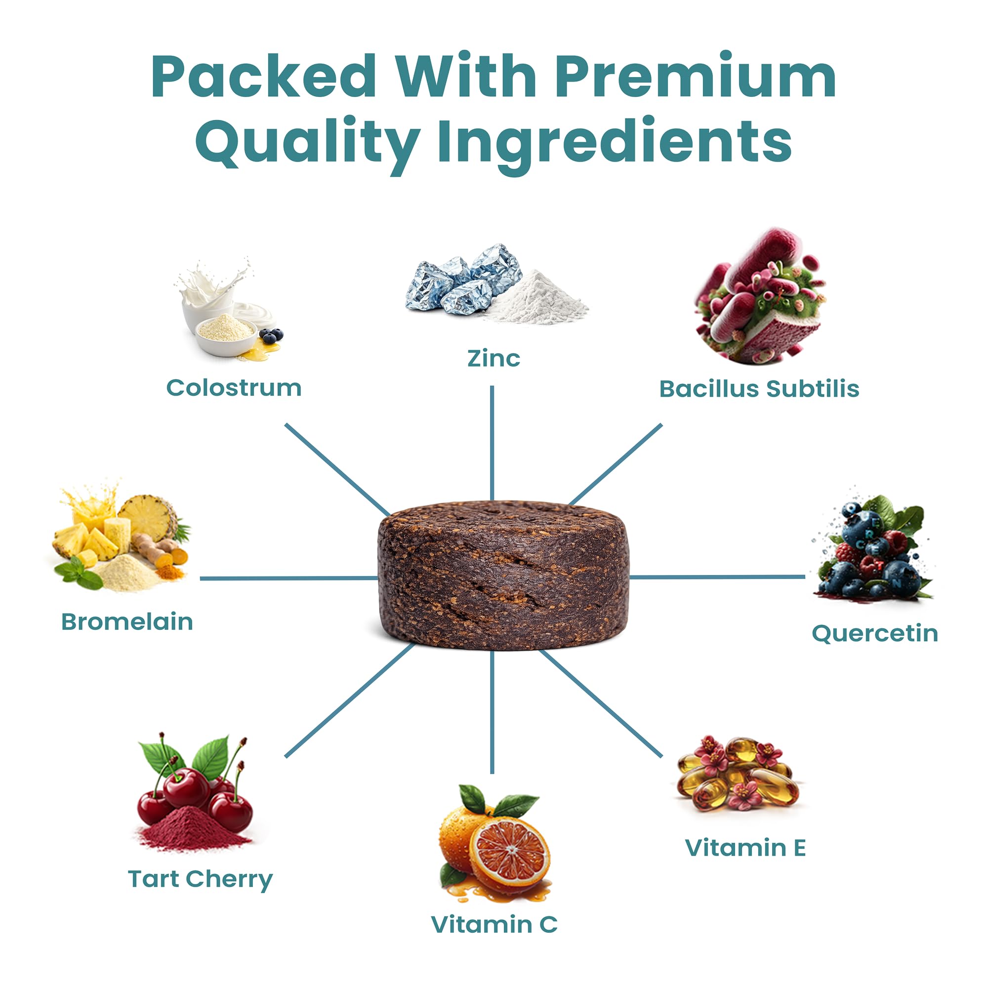PetScy Itch & Allergy Plus chews in a bowl, supportive snack.