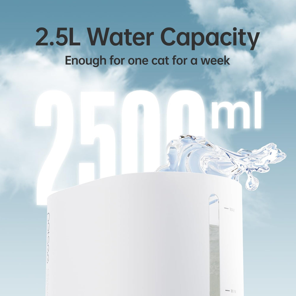 PETSEE Multi-Filtration System removes hair, chlorine, and impurities.