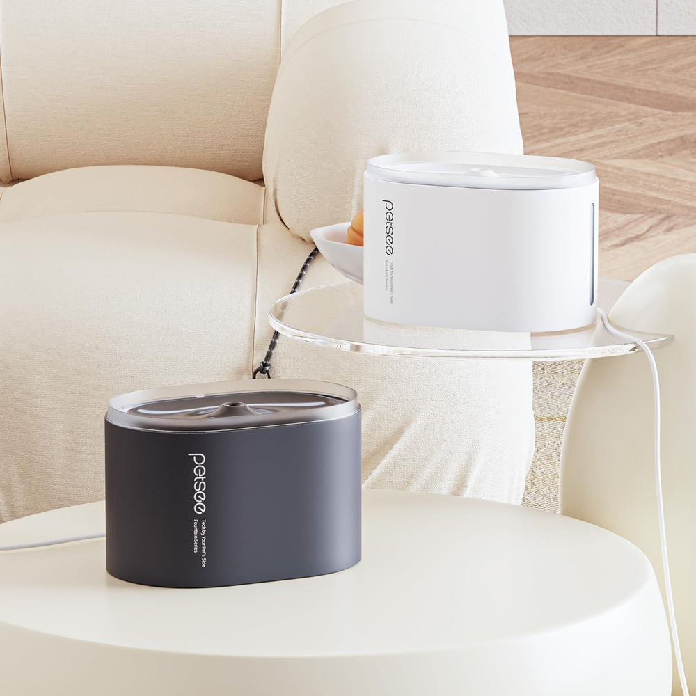 PETSEE Ultra-Quiet Pump delivers quiet operation during pet drinking.