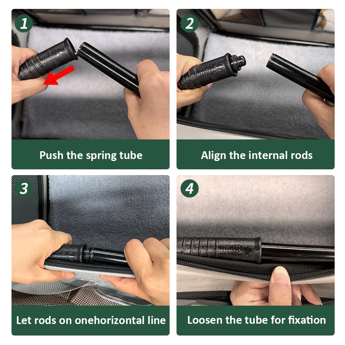 Petseek carrier in-car use supports safe travel for pets