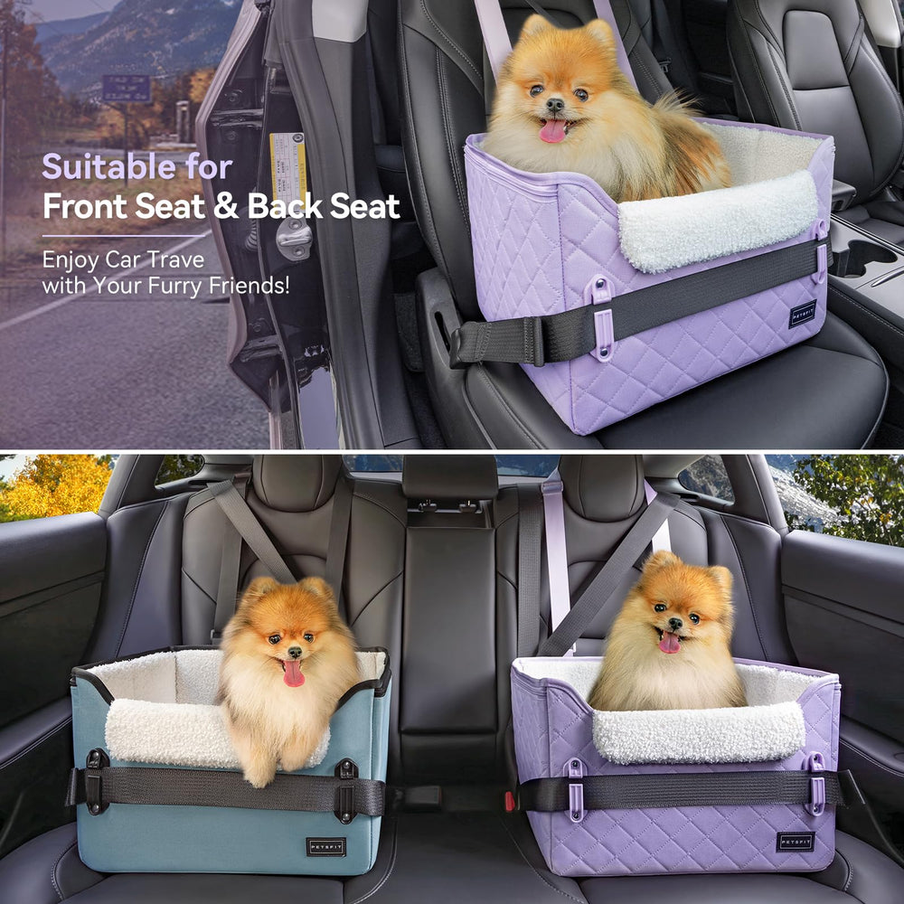 Petsfit car seat side profile shows stable installation in any vehicle.
