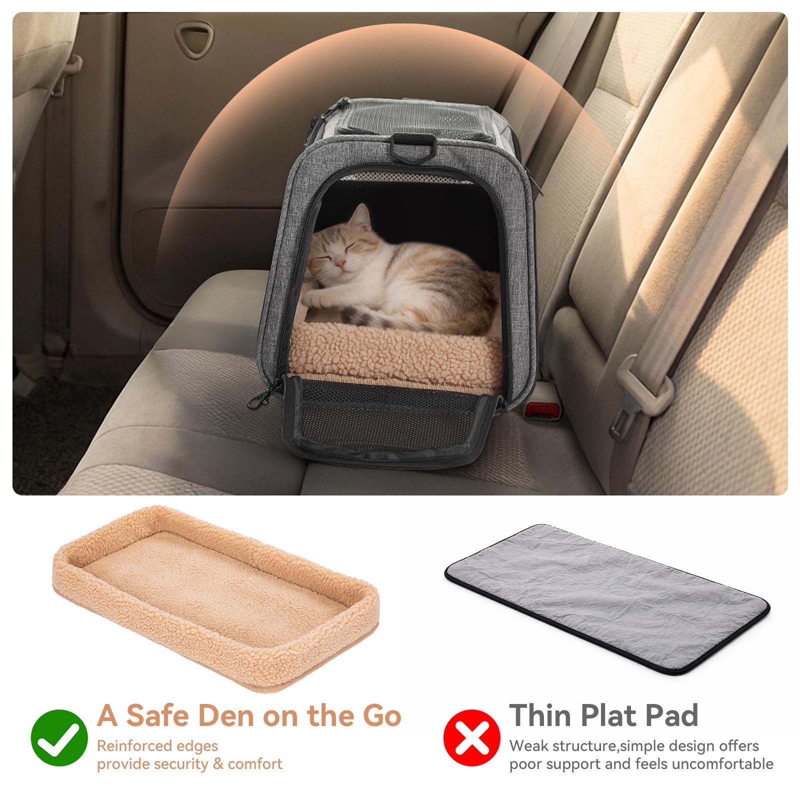 Petsfit escape-resistant design with double zippers.