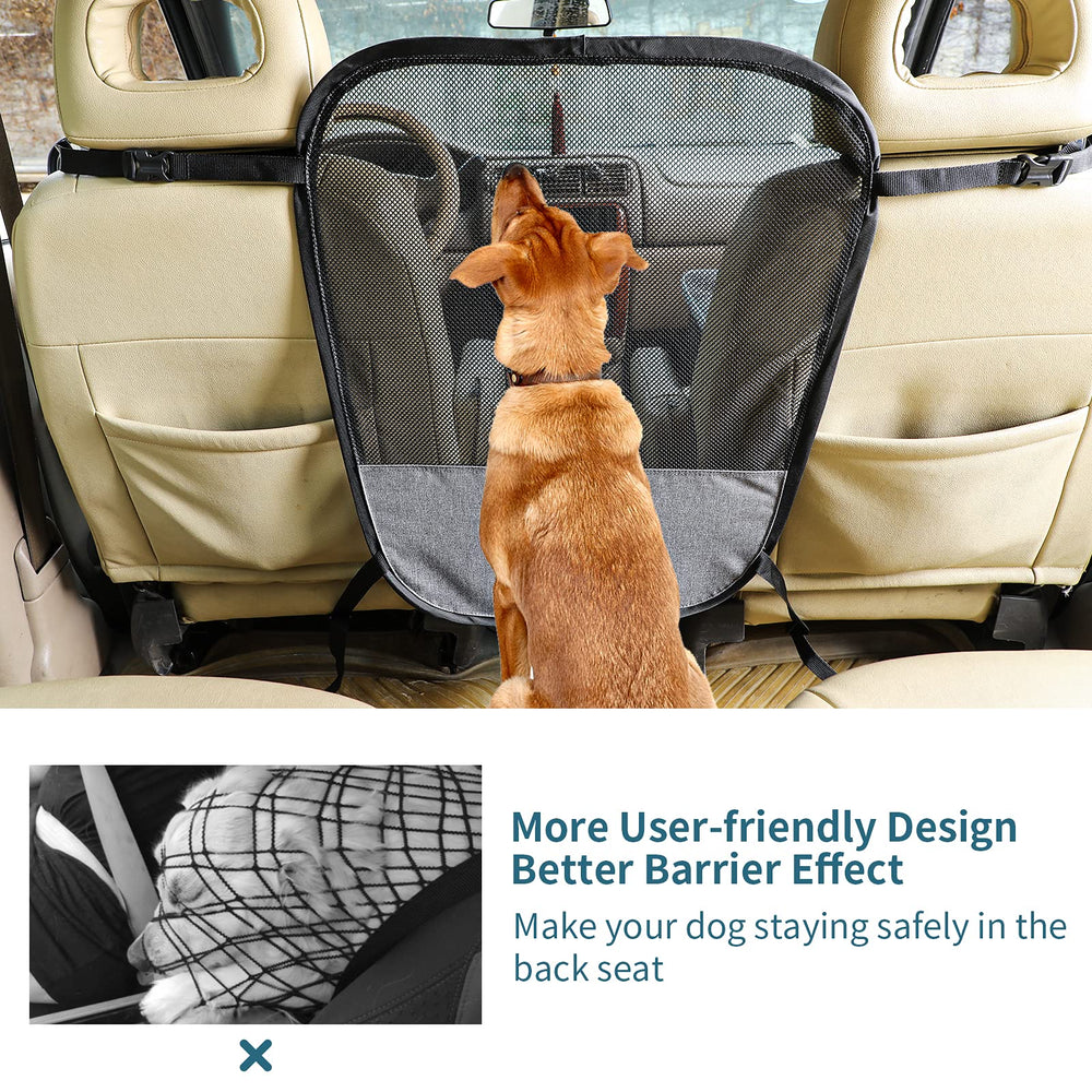 Petsfit barrier folds compactly for storage in the trunk or door pocket.