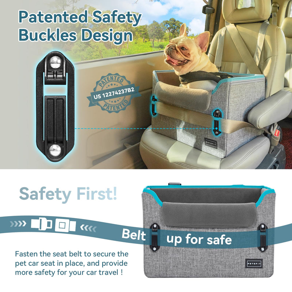 Petsfit dog car seat folded compact design for travel storage