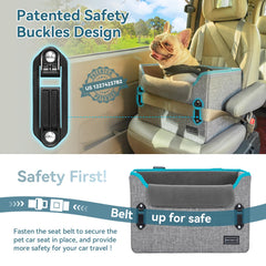 Petsfit dog car seat folded compact design for travel storage