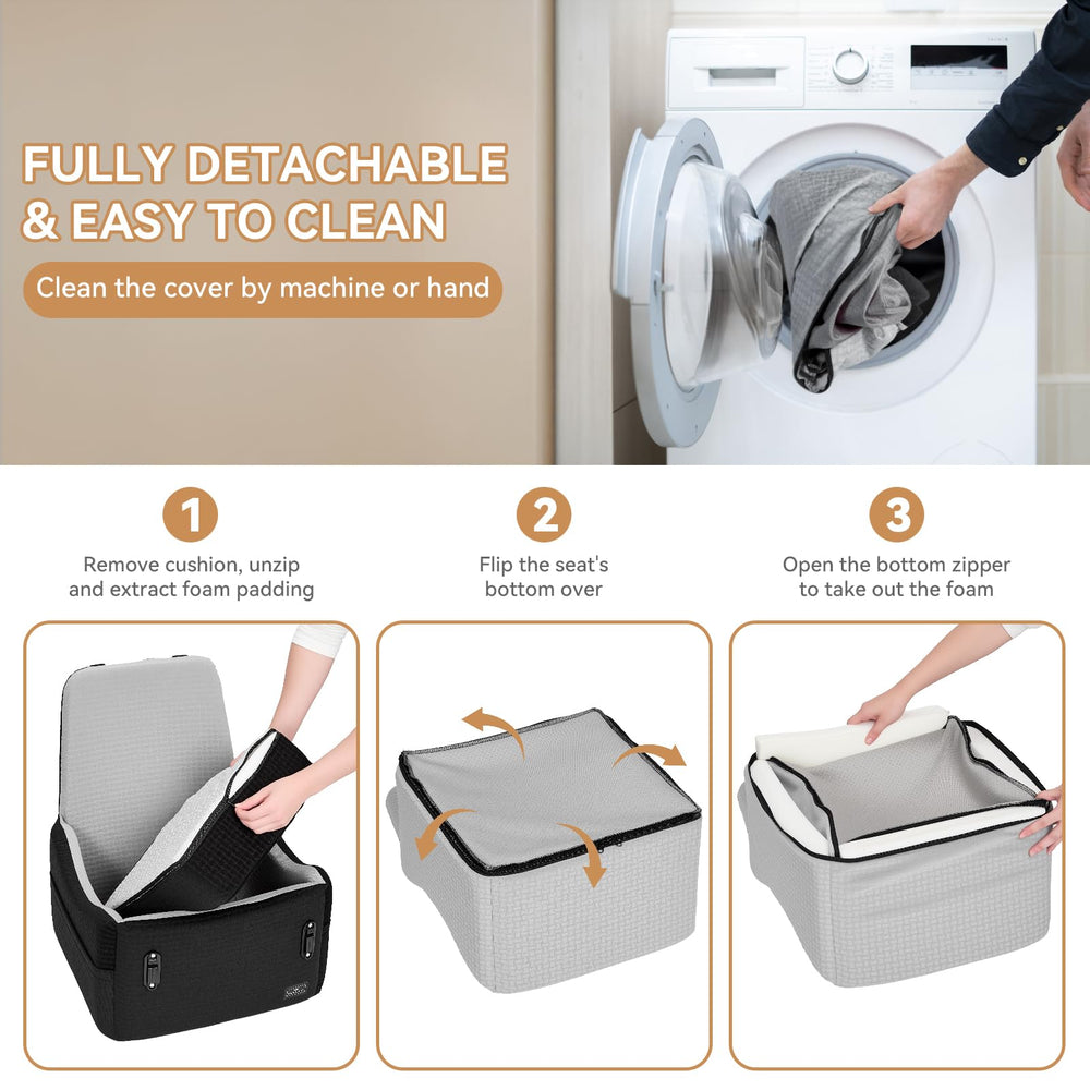 Petsfit seatback protector shields upholstery from fur and dirt.