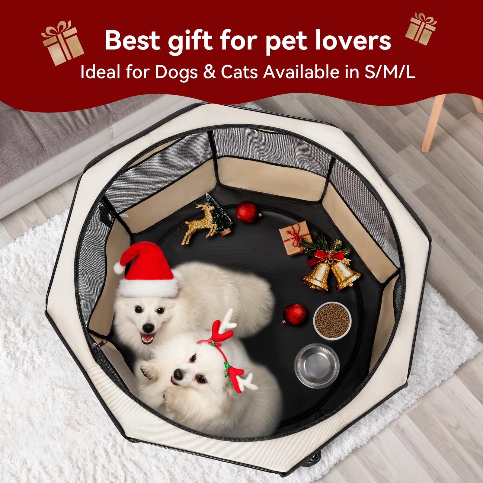 Petsfit travel ready dog pen for RV trips