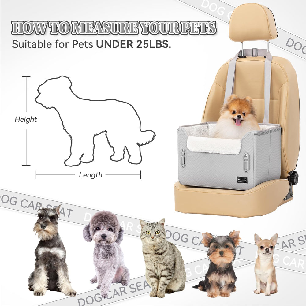 Petsfit booster seat folded flat for compact storage between journeys.