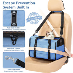 Petsfit escape-resistant design with double zippers prevents sudden openings