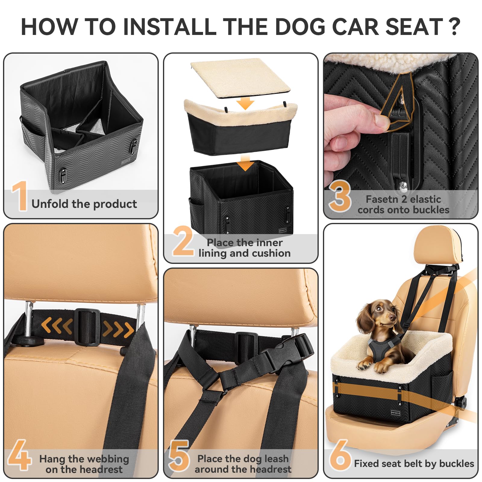 PETSFIT foldable design allows compact storage and portable travel.