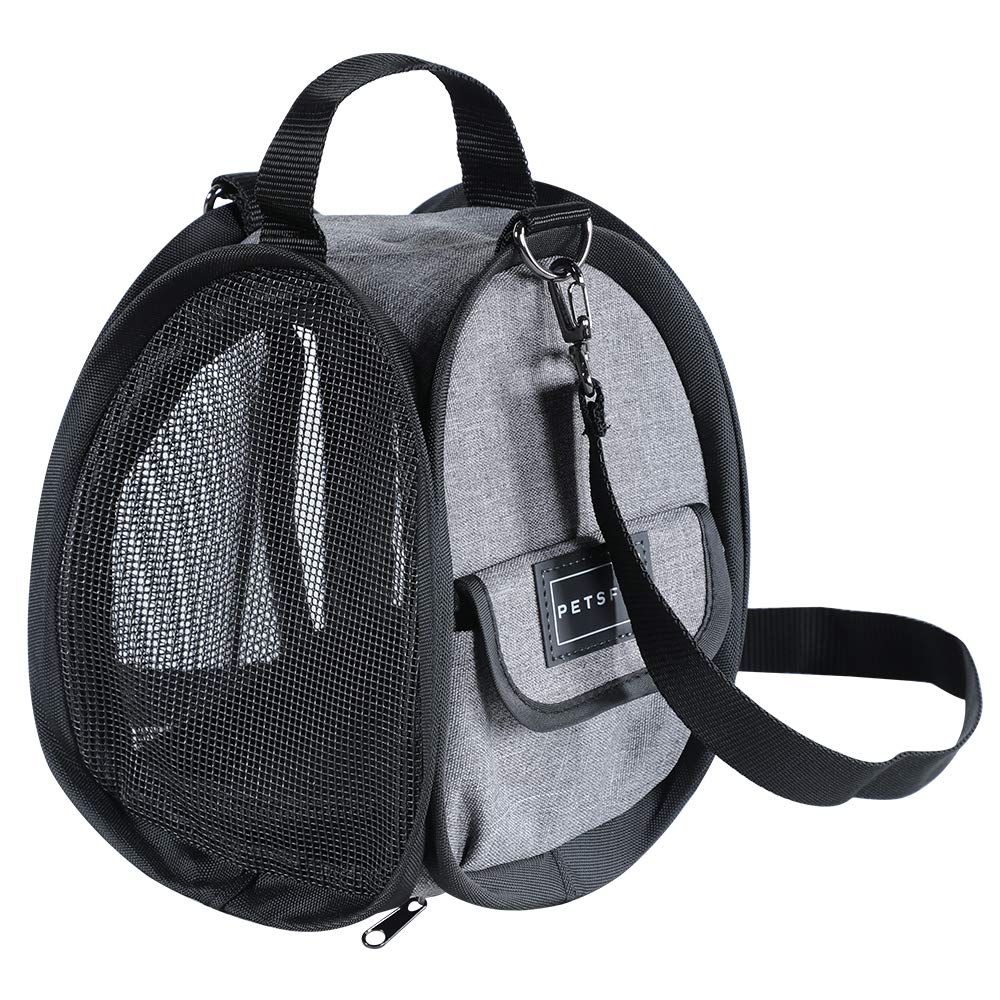 Petsfit hamster carrier lightweight design ideal for daily trips and hikes.