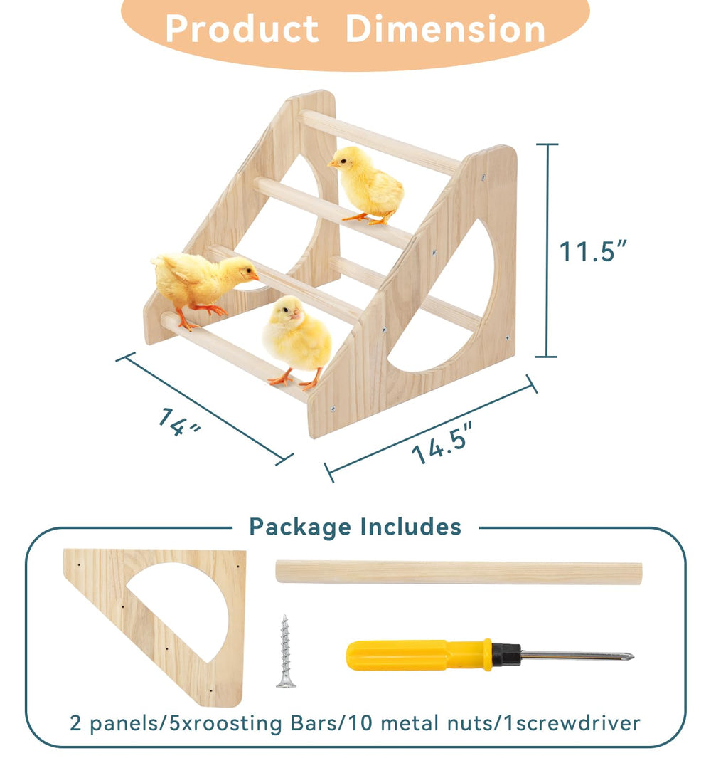 PETSFIT Multi-size roost options suit different chick breeds