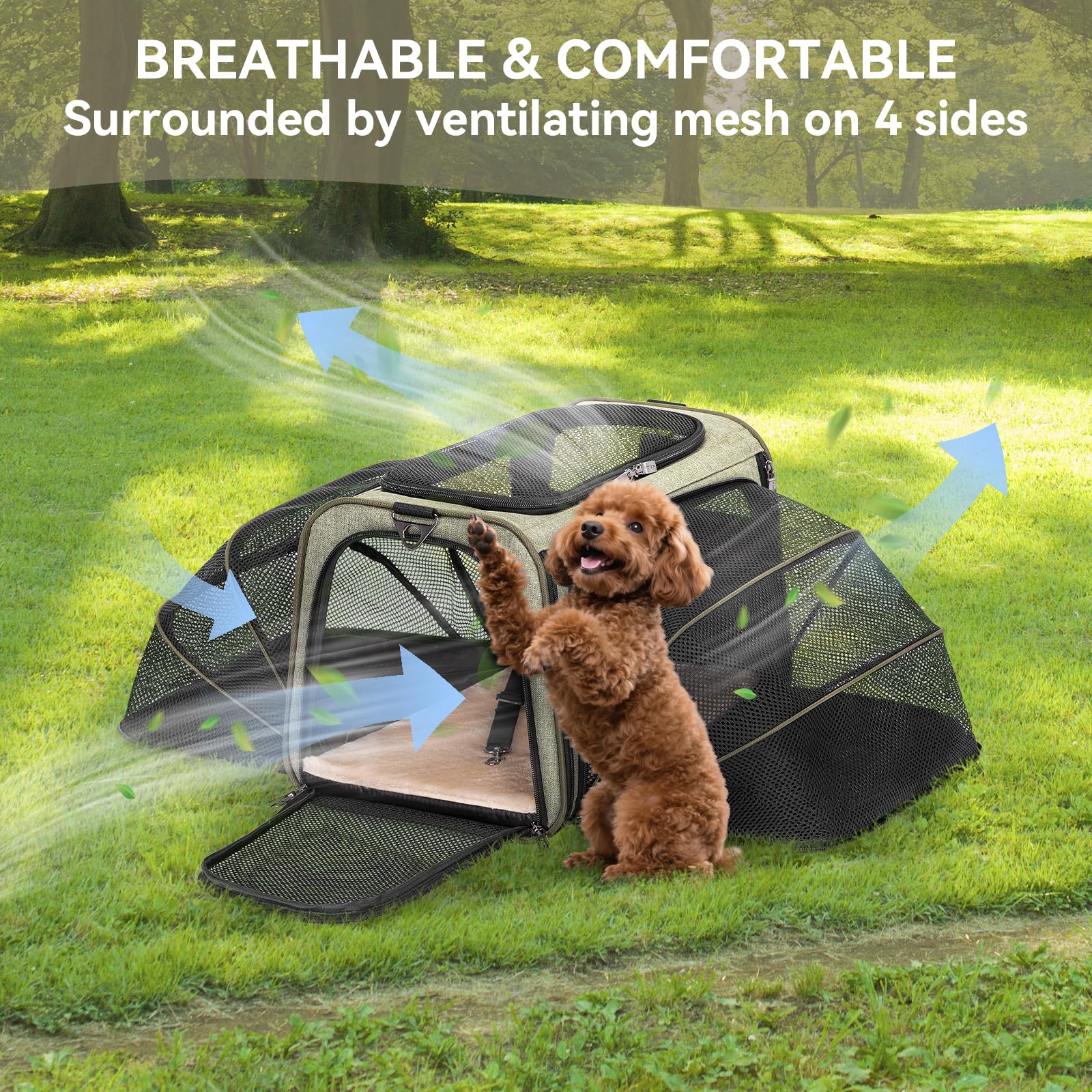 Petsfit durable oxford cloth construction ensures long-lasting use.