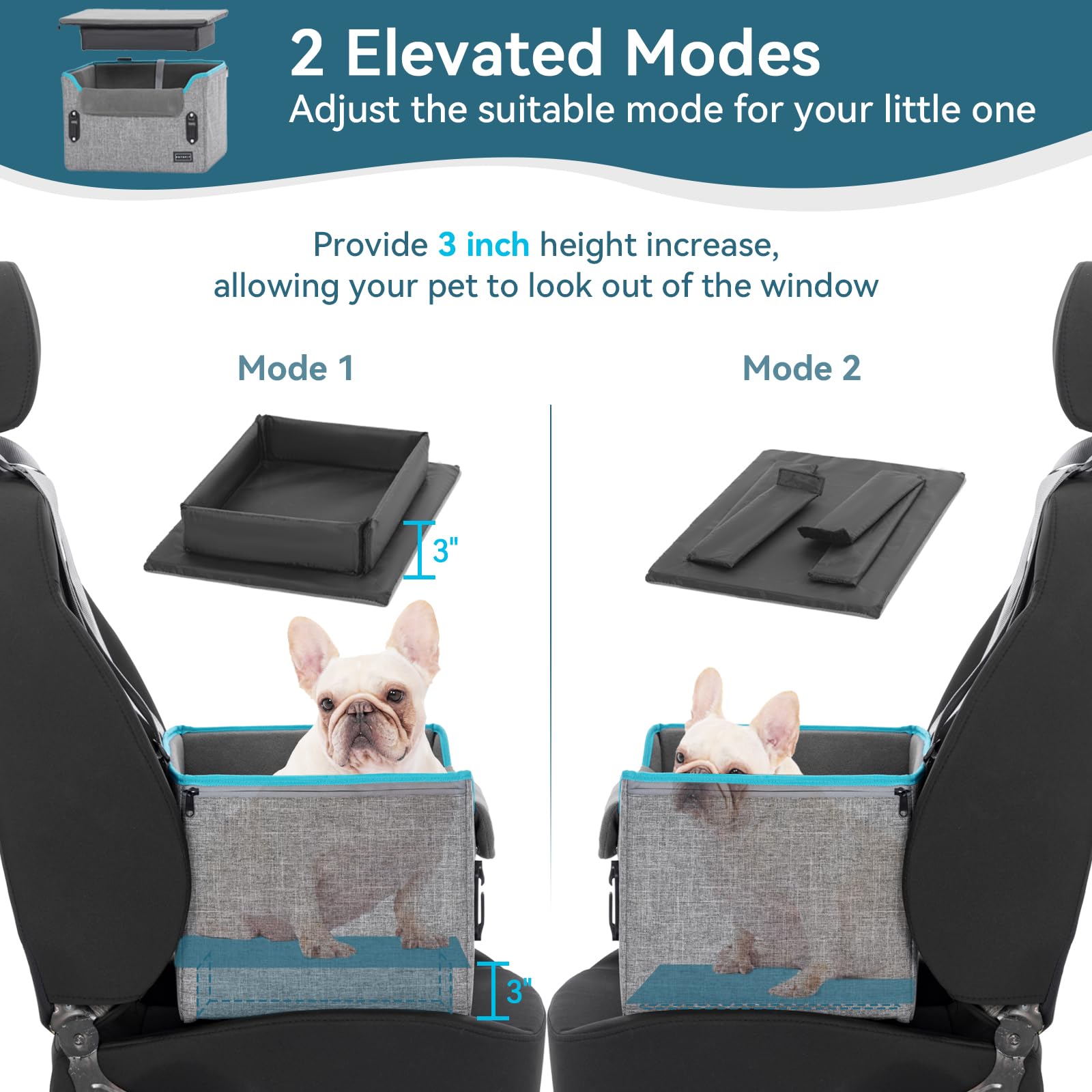 Petsfit Oxford fabric is wipe-clean for easy maintenance