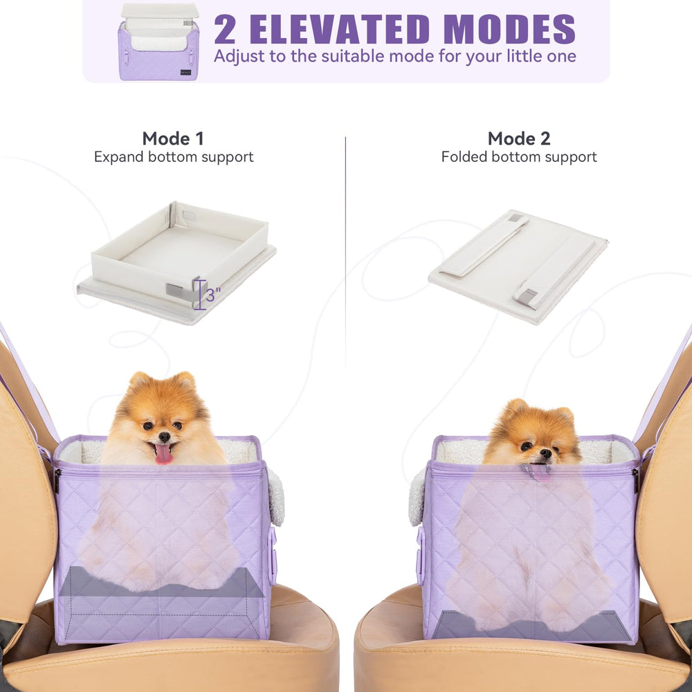 Petsfit patented safety buckle ensures secure harness connection during trips.