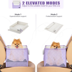 Petsfit patented safety buckle ensures secure harness connection during trips.