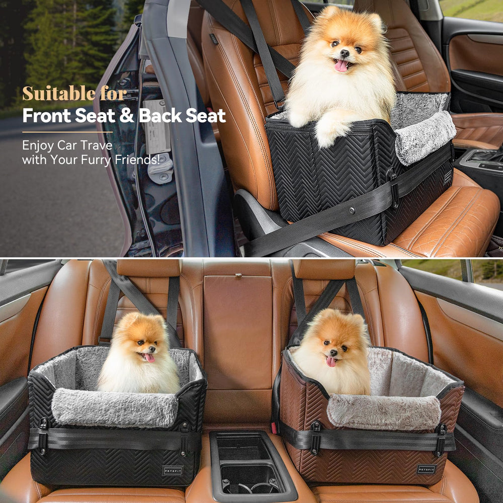 PETSFIT car seat with adjustable safety belt for extra security