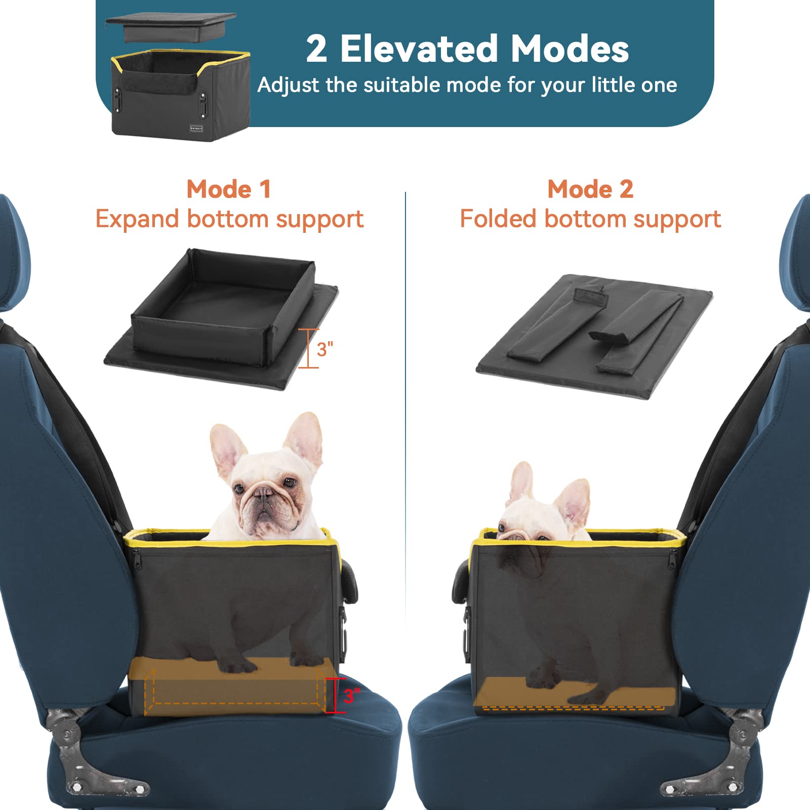 Petsfit front-seat compatibility for versatile car use