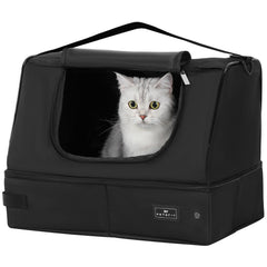 PETSFIT travel cat litter box collapsible outer view for portability