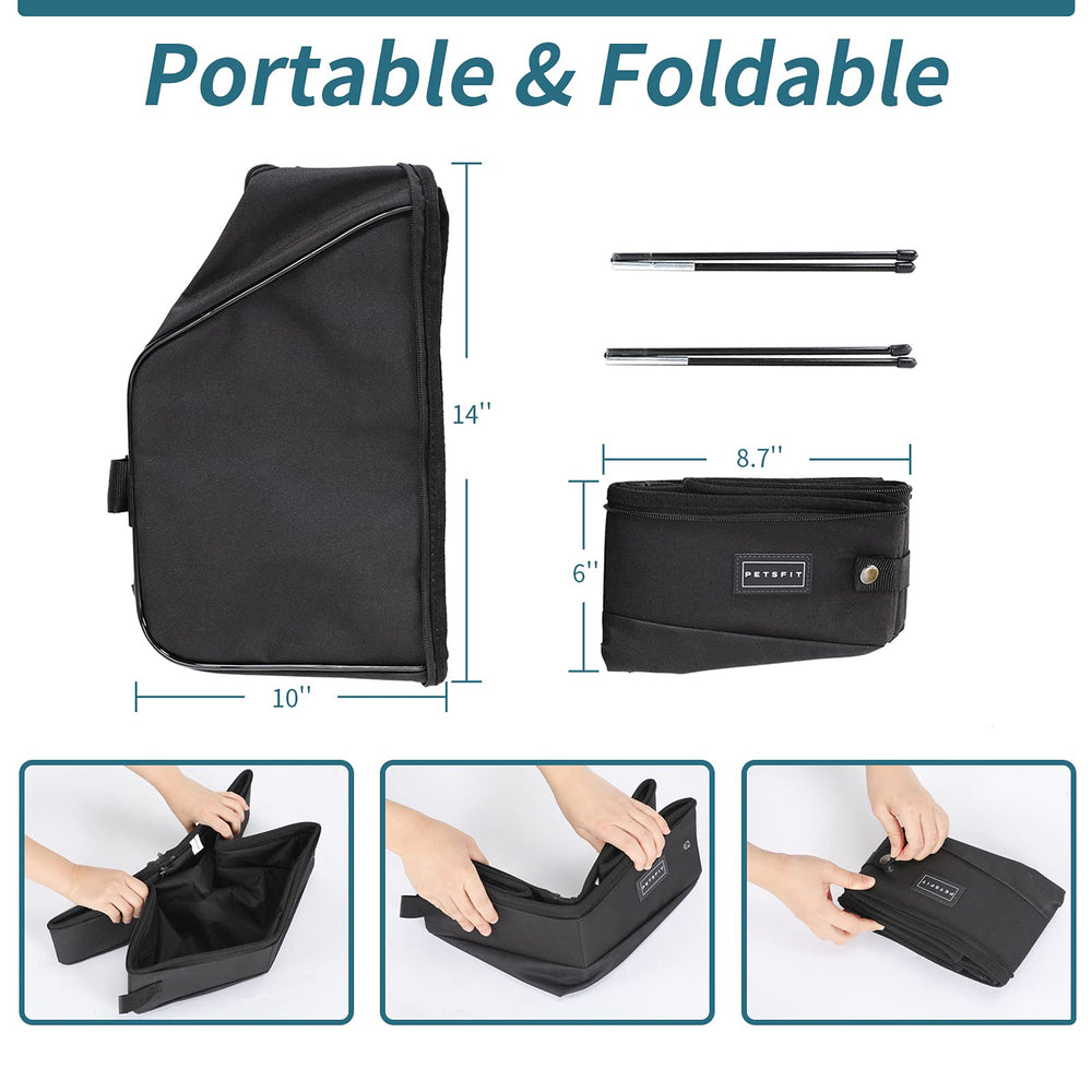 PETSFIT roomy interior fits medium cats up to 15 lbs
