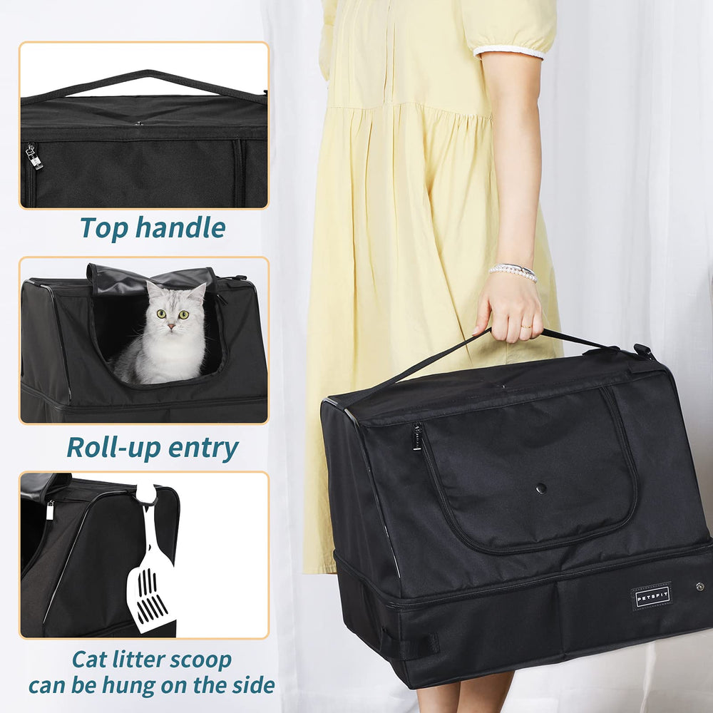 PETSFIT washable interior liner for quick cleanup after trips