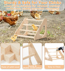 PETSFIT Wooden roosting bar square design offers enhanced stability