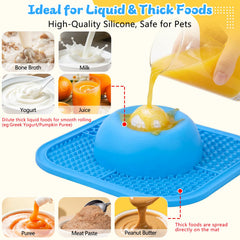 PetsHome anti-slip suction base keeps the bowl stable on floors.
