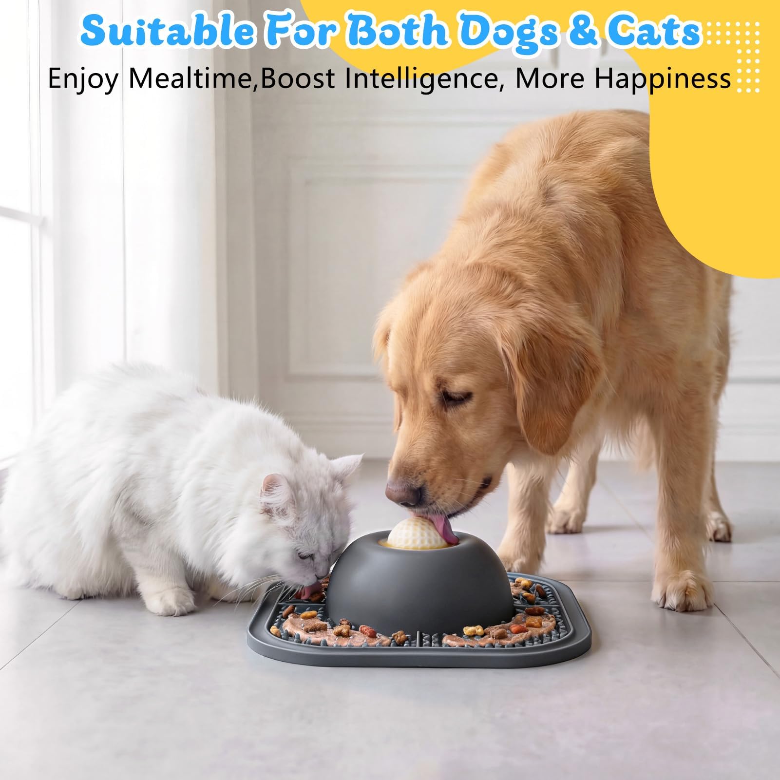 PetsHome silicone design is safe, odorless, and easy to clean.