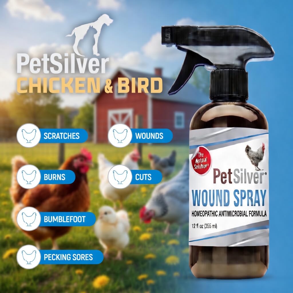 PetSilver demonstrates coverage from up to six feet for poultry care.