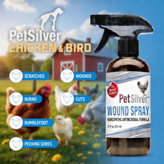 PetSilver demonstrates coverage from up to six feet for poultry care.