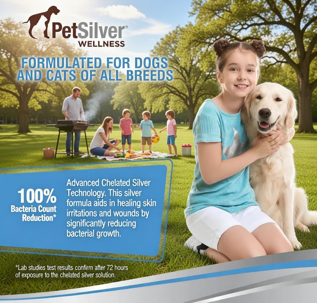 PetSilver dog paw wound-care spray cleanses and soothes