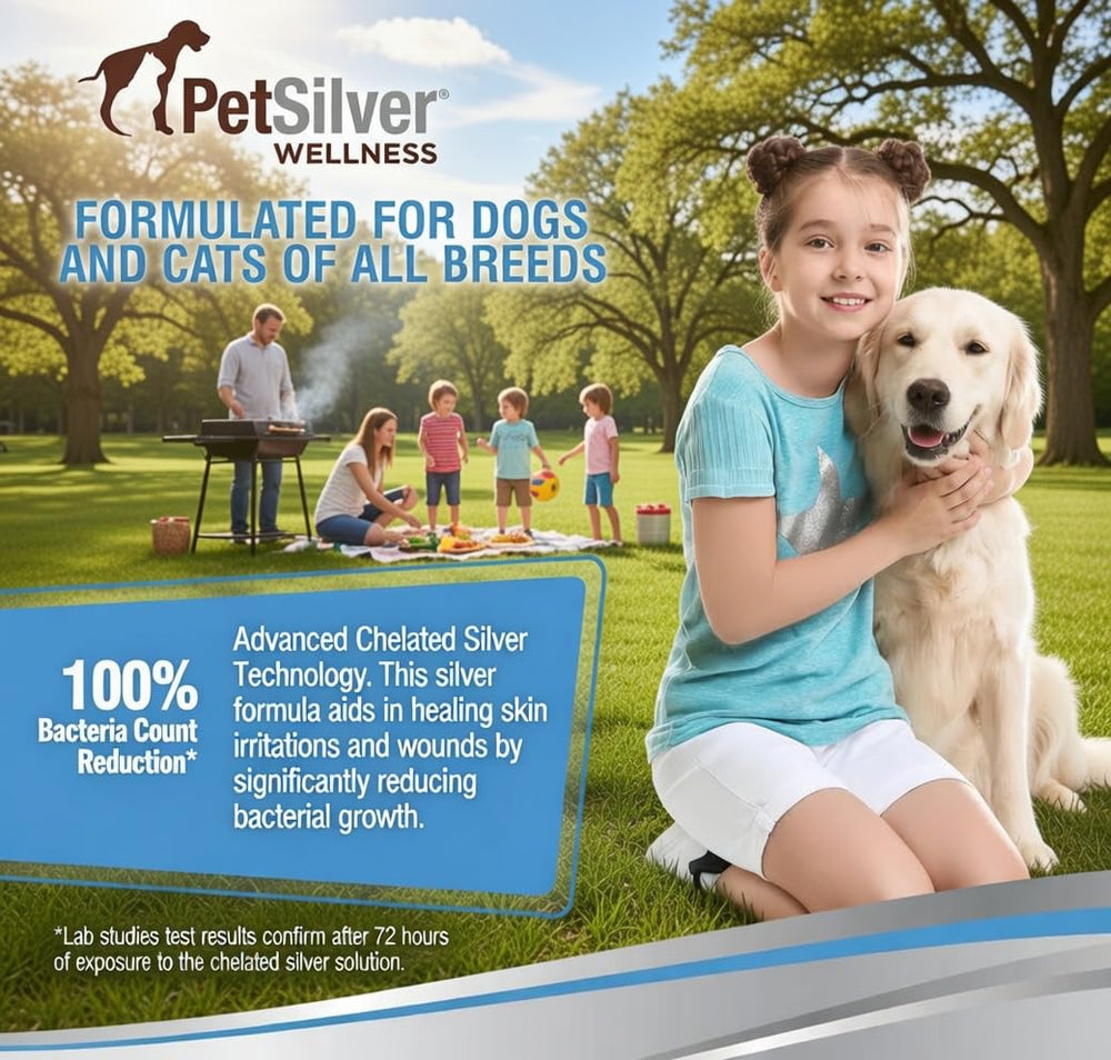 PetSilver dog paw wound-care spray cleanses and soothes