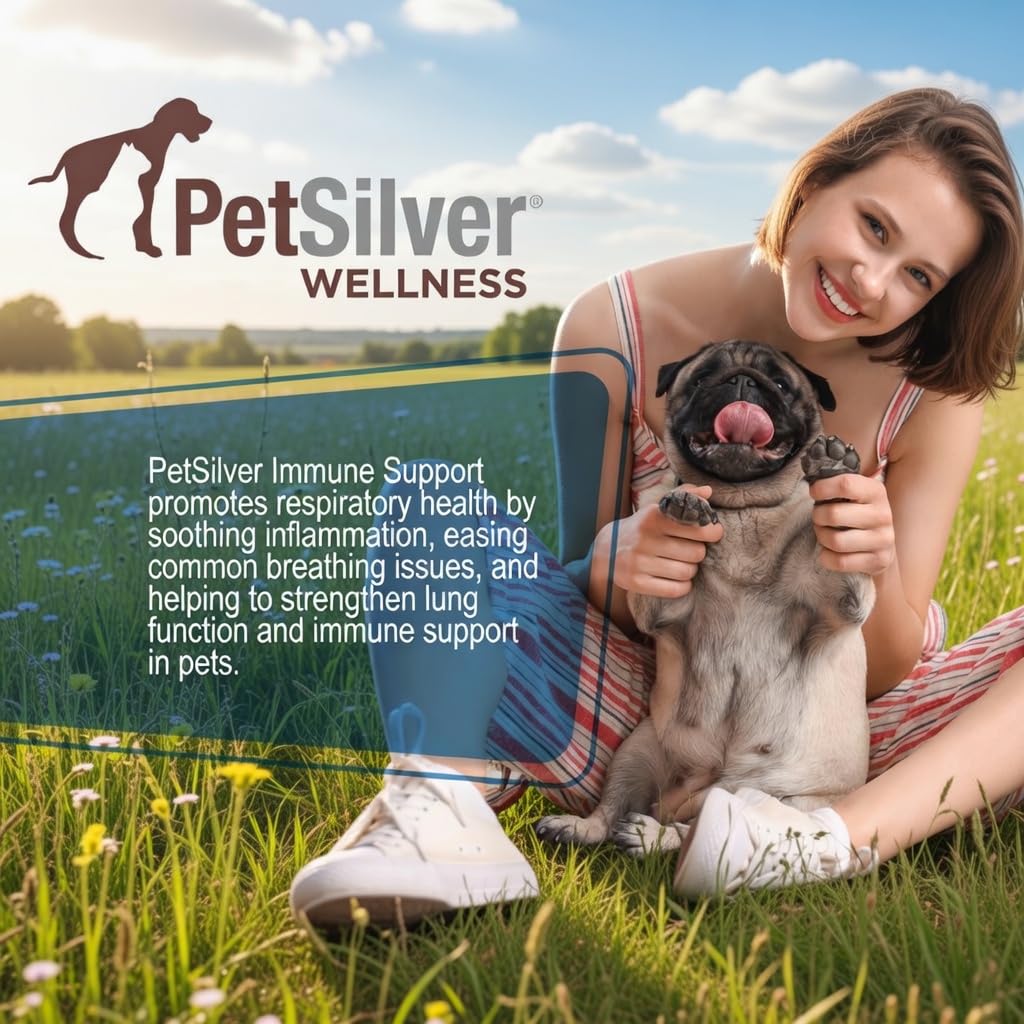 PetSilver Immune Support added to water dish shows versatile daily dosing