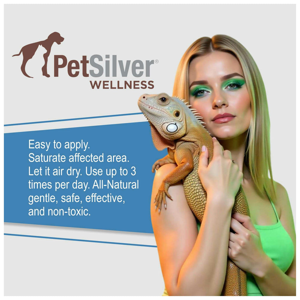 PetSilver Reptile Wound Spray packaging inside view for protection