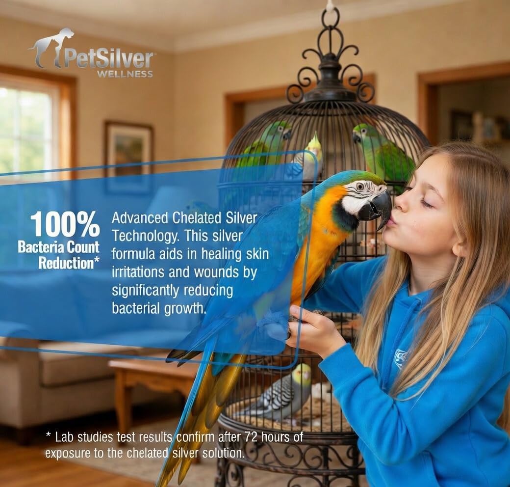 PetSilver is USA-made with GMP guidelines for quality poultry care.
