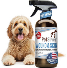 PetSilver Wound & Skin Spray bottle for easy at-home wound care