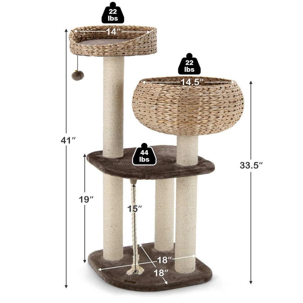 PETSITE natural straw color blends with living rooms for style.