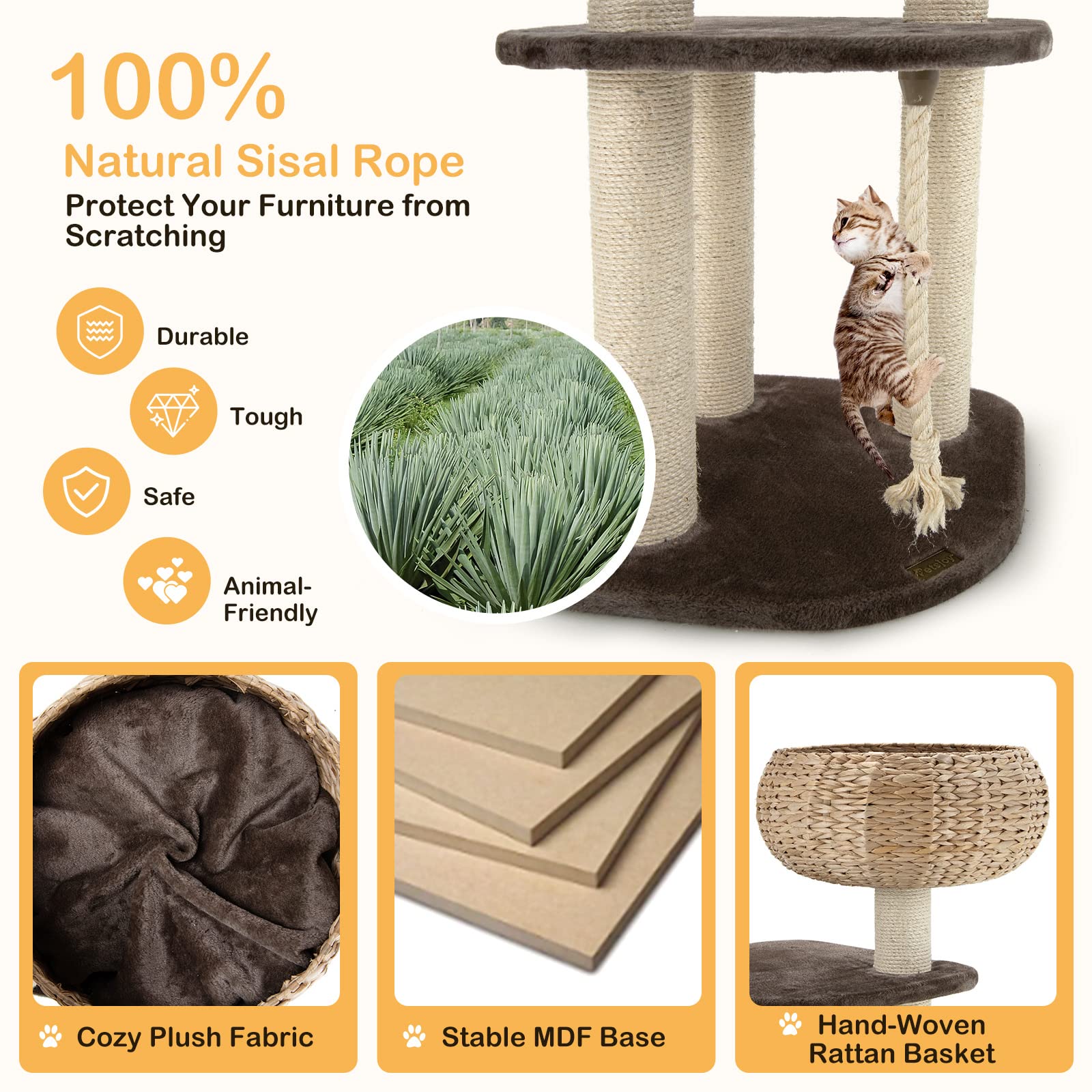 PETSITE raised basket bed creates a comfy nap nook after play.