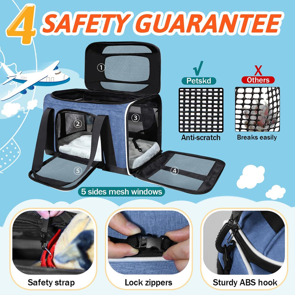 Petskd durable waterproof non-toxic material protects pet and bag