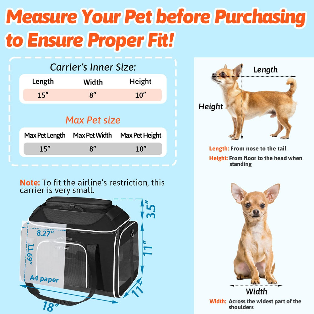Petskd easy-assembly pet carrier with wheels for quick setup