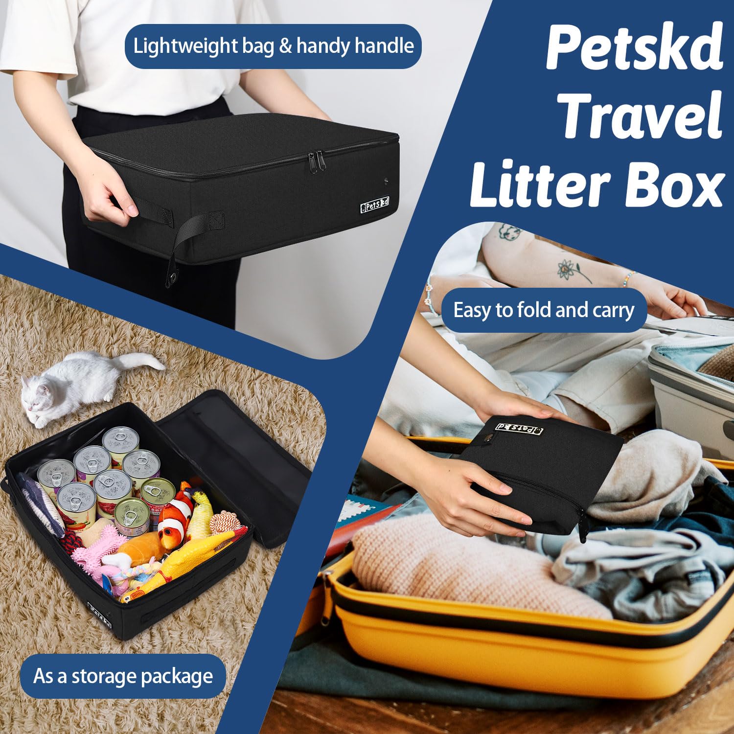 Petskd interior is waterproof and easy to wipe clean after use