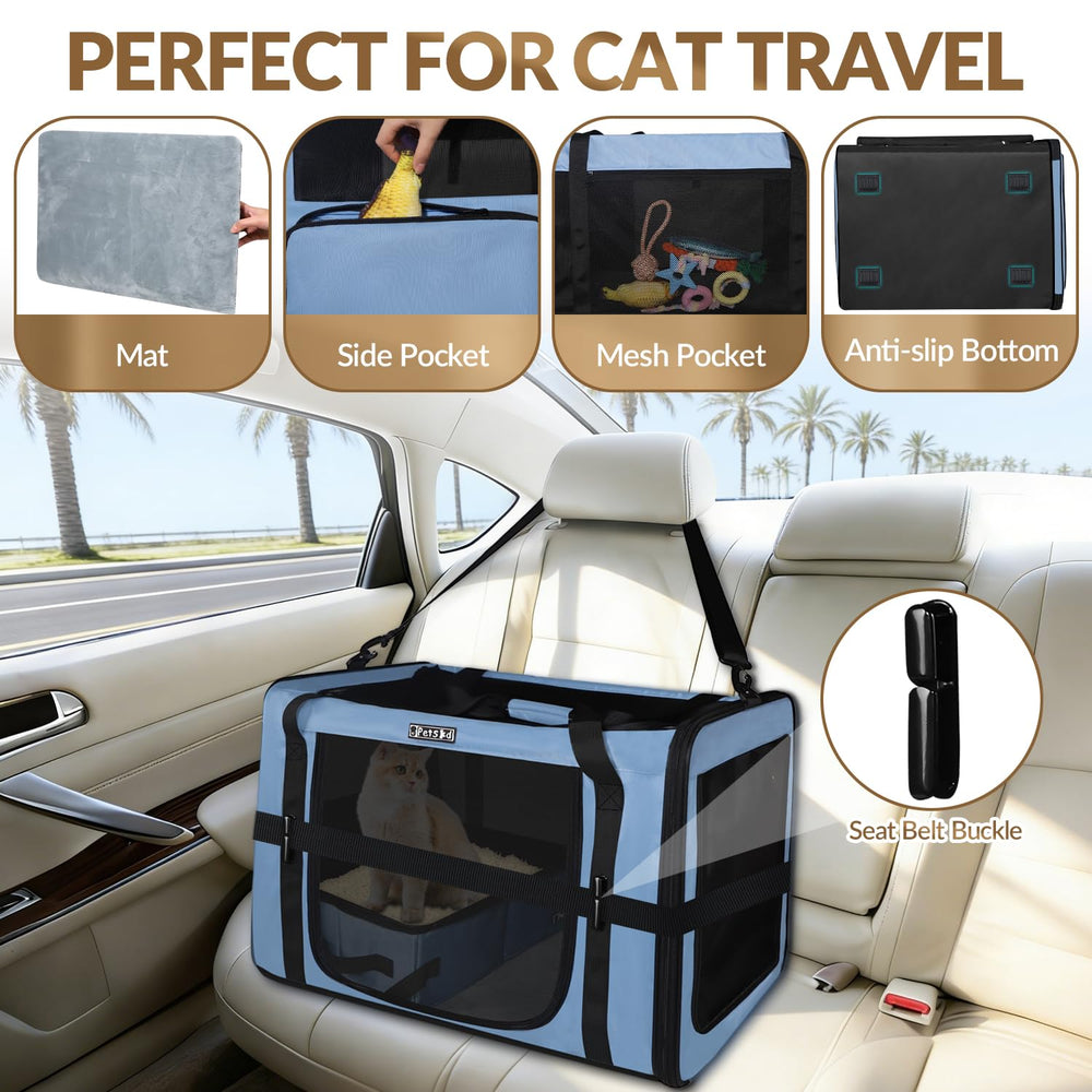 Petskd extra large carrier folded flat for easy storage