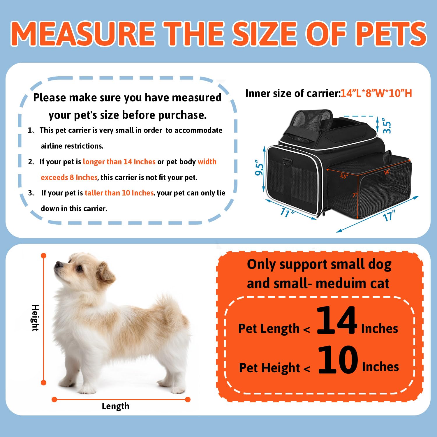 Petskd five-sided mesh ventilation for airflow and visibility