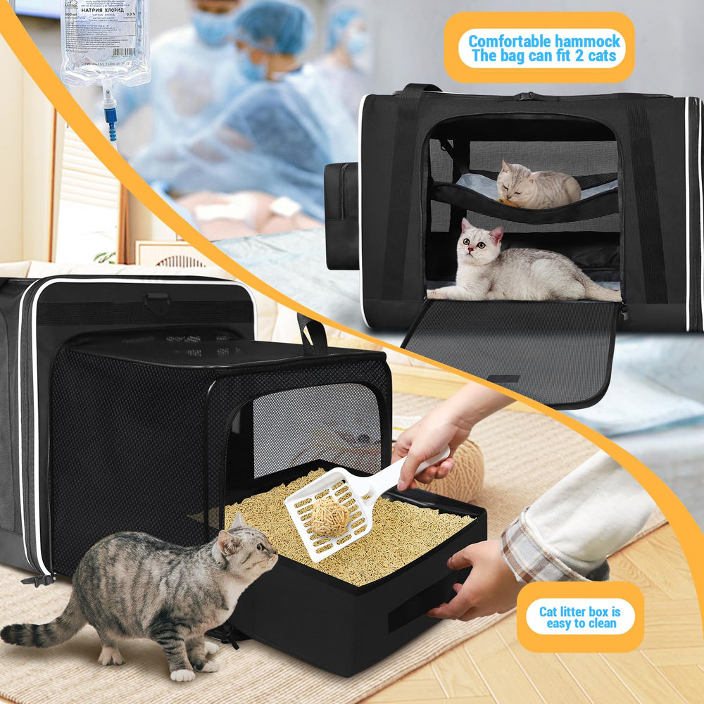 Petskd foldable carrier, easy storage after trips and compact when not in use.