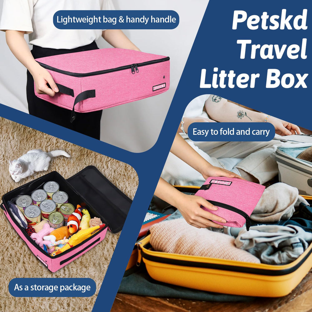 Petskd Oxford cloth construction offers durable, lightweight transport