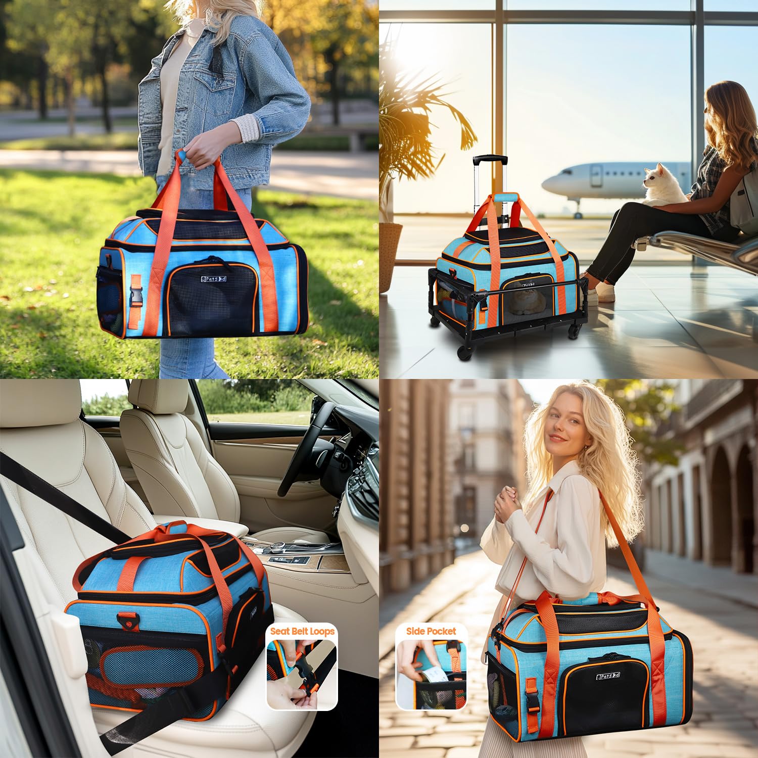 Petskd safety zippers prevent accidental opening for peace of mind