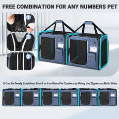Petskd ventilated mesh windows provide ample airflow and visibility for pets.
